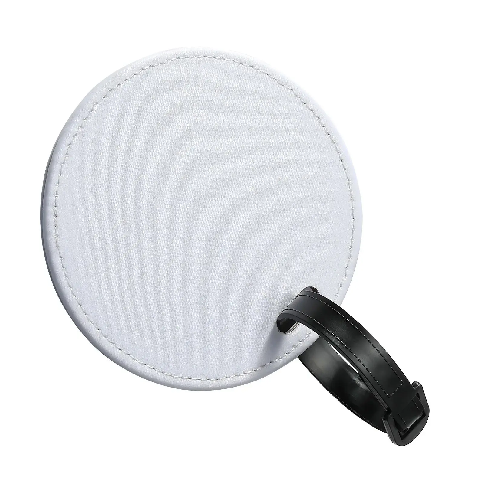 ส่วนบุคคล PU หนังรอบระเหิดการพิมพ์กระเป๋าเดินทางกระเป๋าถือป้ายชื่อสําหรับ DIY