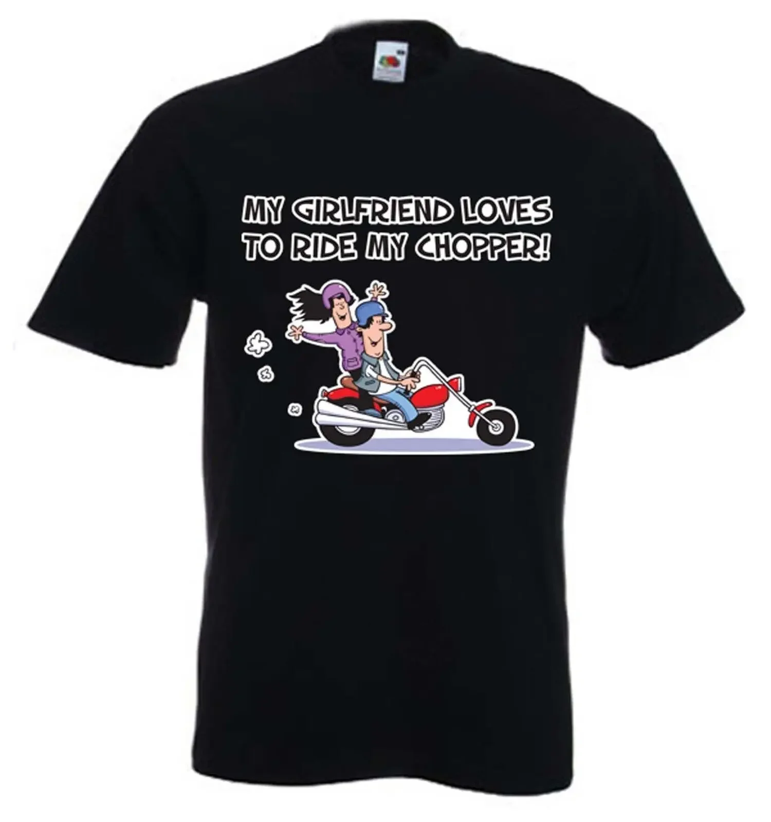 Ma Copine ama andar en mi camiseta Chopper Motard Trike Vélo Moto