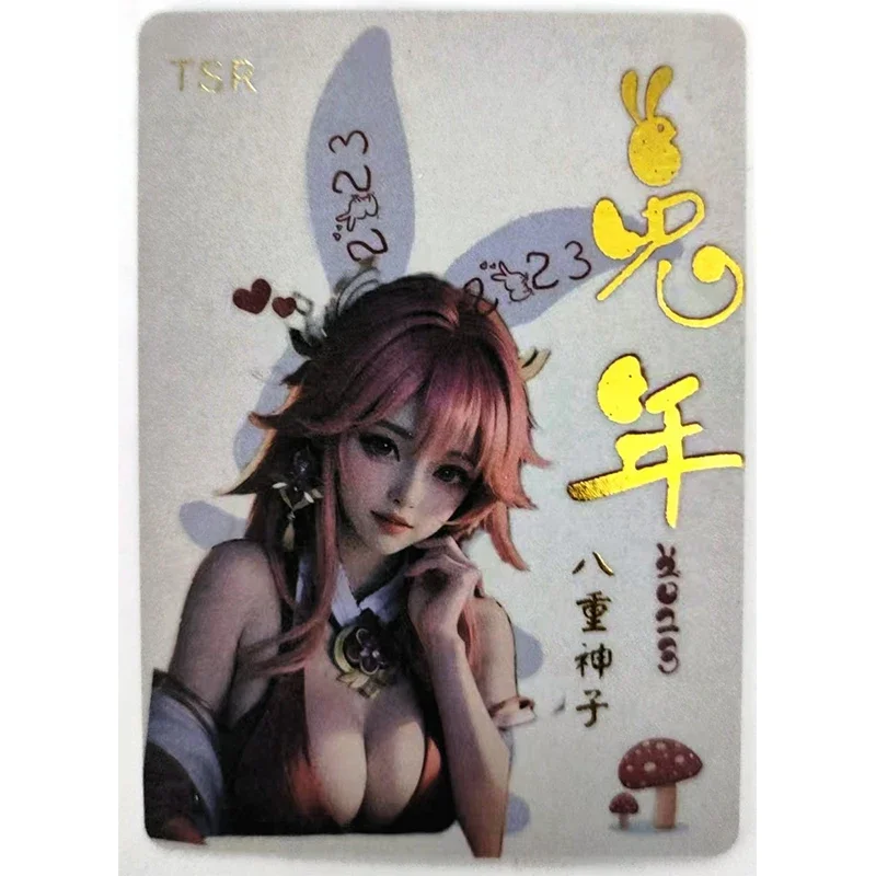 Anime Goddess Story Nami Yor Forger Nico Robin Kafka Kitagawa Marin Hatsune Miku Boa Hancock Collector Card Birthday Gift Toy