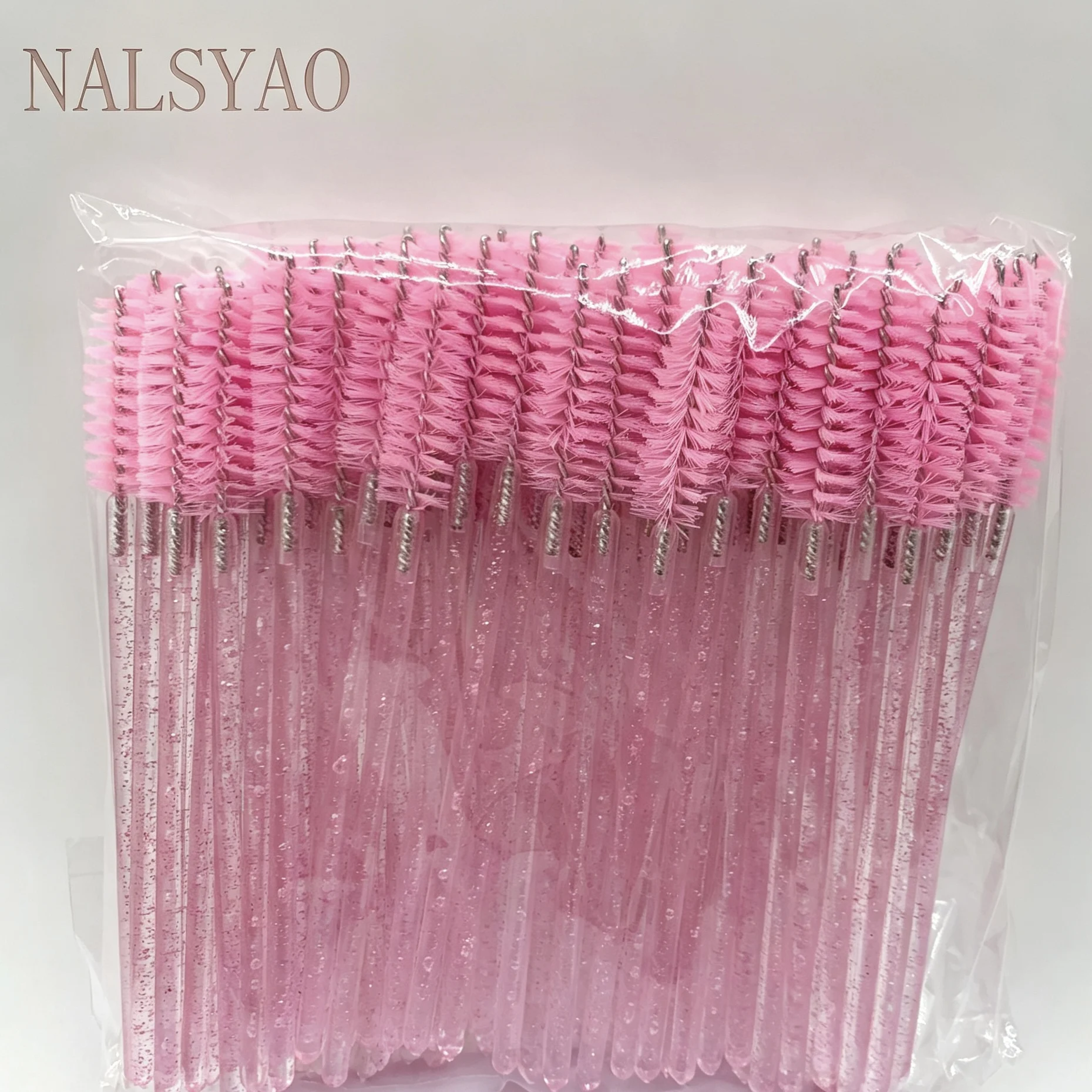 100 stücke Einweg Wimpern Pinsel Spoolies Micro Lash Mascara Wands Kämme Großhandel Für Wimpern Verlängerung Make-Up – Detail 4