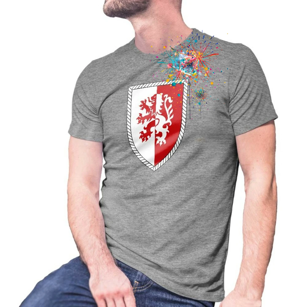 Panzer Grenadier Division Division Army Bundeswehr Wand Kassel 3 Korp design-100% cotton O-neck printed men's T-shirt.