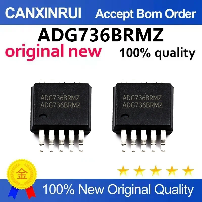 (5pcs-100pcs)Brand new original ADG736BRMZ-REEL7 MSOP-10 CMOS dual channel single pole double throw switch chip