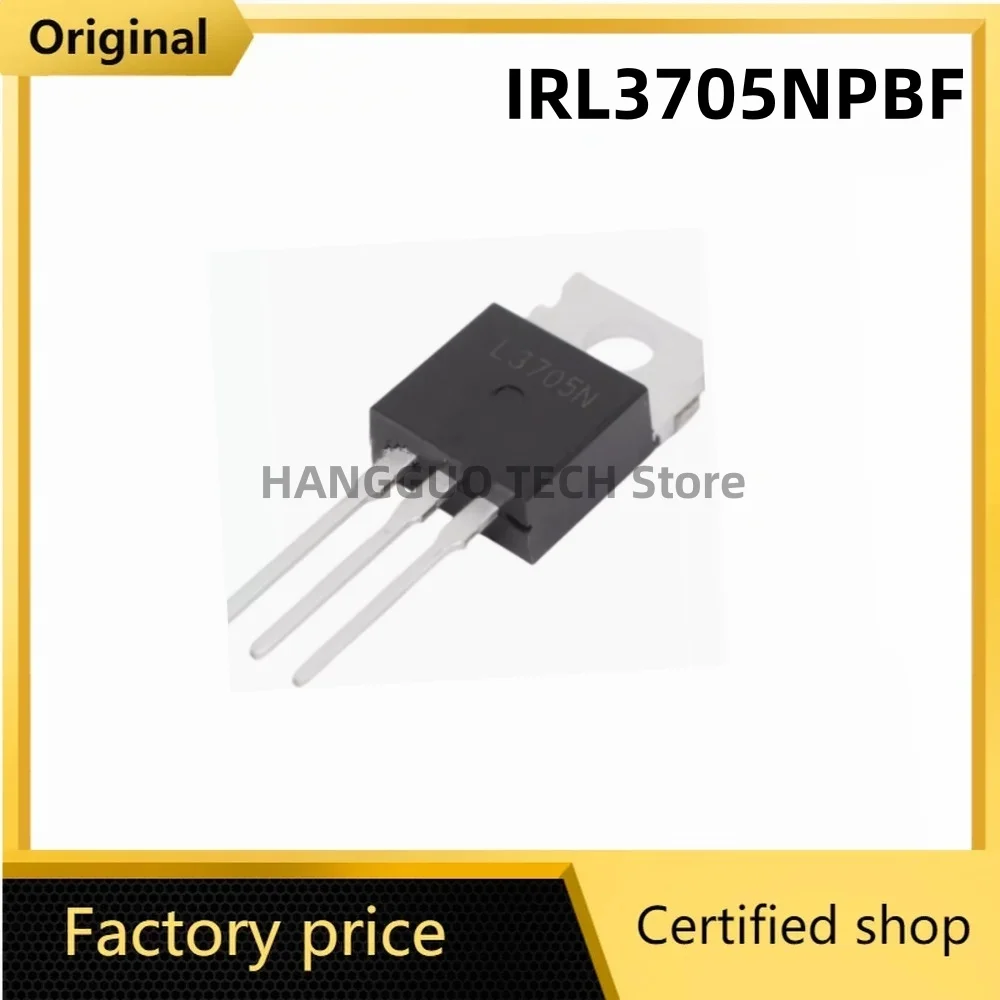 10pcs/Lot Original IRL3705NPBF IRL3705N L3705N TO-220 N-Channel MOSFET 55V 89A IC