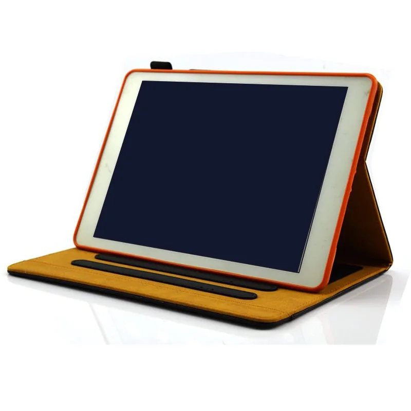 

AT9-Anti-Fall Tablet Leather Case with Auto Sleep/Wake Function for New iPad 9.7 2017/2018, iPad Air 1/2,