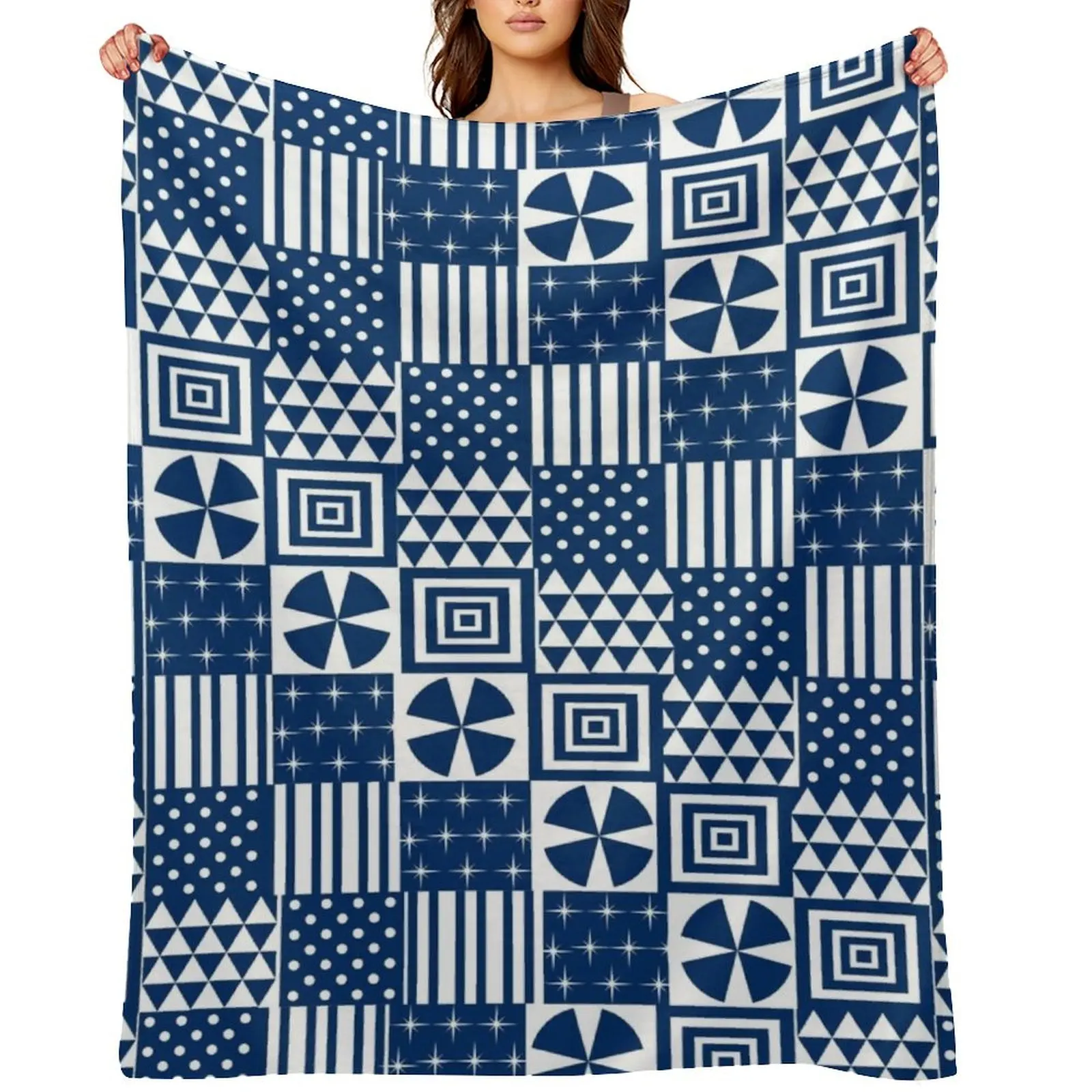 

Ndop - Bamileke Inspired Print Throw Blanket For Decorative Sofa manga Bed Sofa Throw Blankets