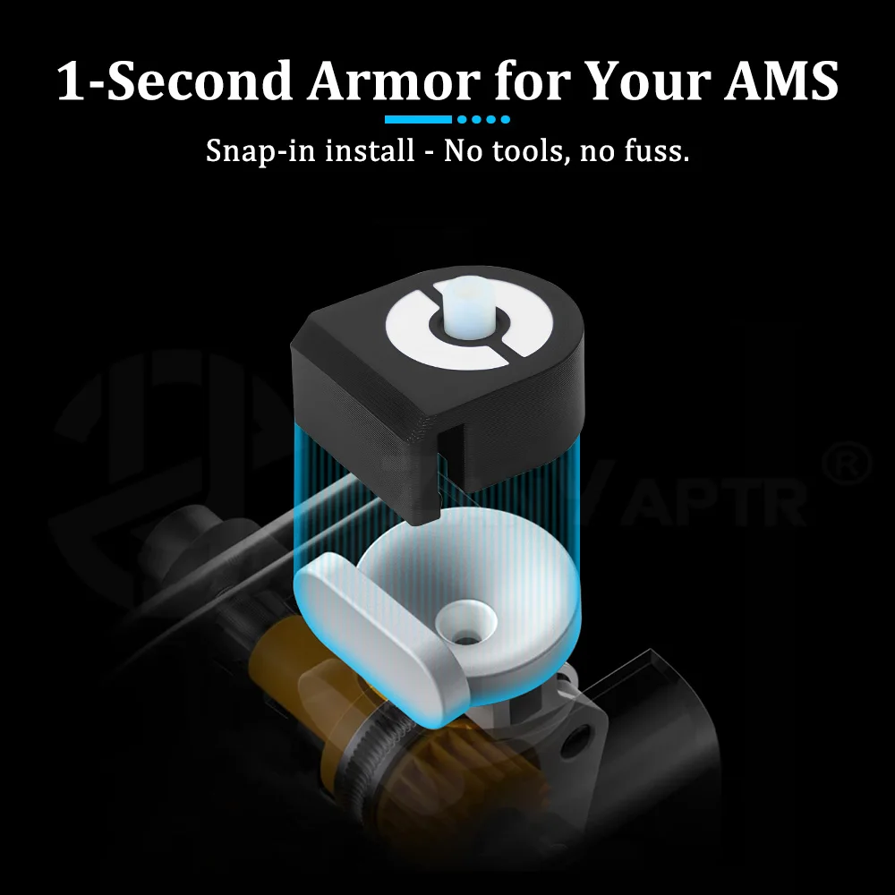 For P2S/H2D/H2S AMS 2 Pro Feed Port Protector ABS Resistant Resistant More durable Resistant to high temperatures for bambu lab
