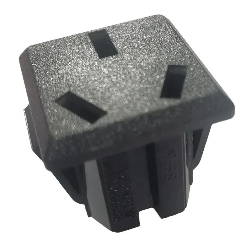 2 шт., черный корпус, гнездовой 3-контактный разъем переменного тока, Австралия, Новая Зеландия, промышленный разъем питания, розетка переменного тока