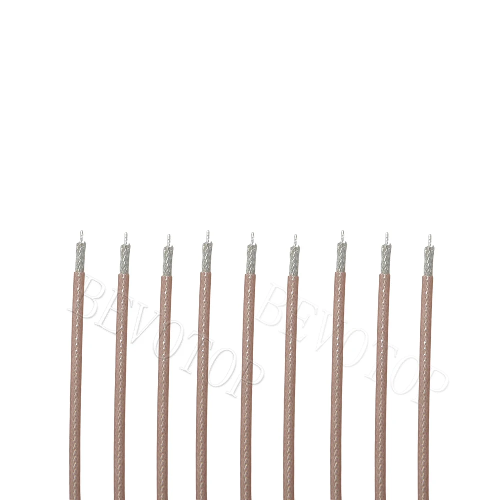 Brown RG-179 RG179 Coaxial Cable Wire Antenna 75Ohm Low Loss for Crimp Connector High Quality 1M-500M
