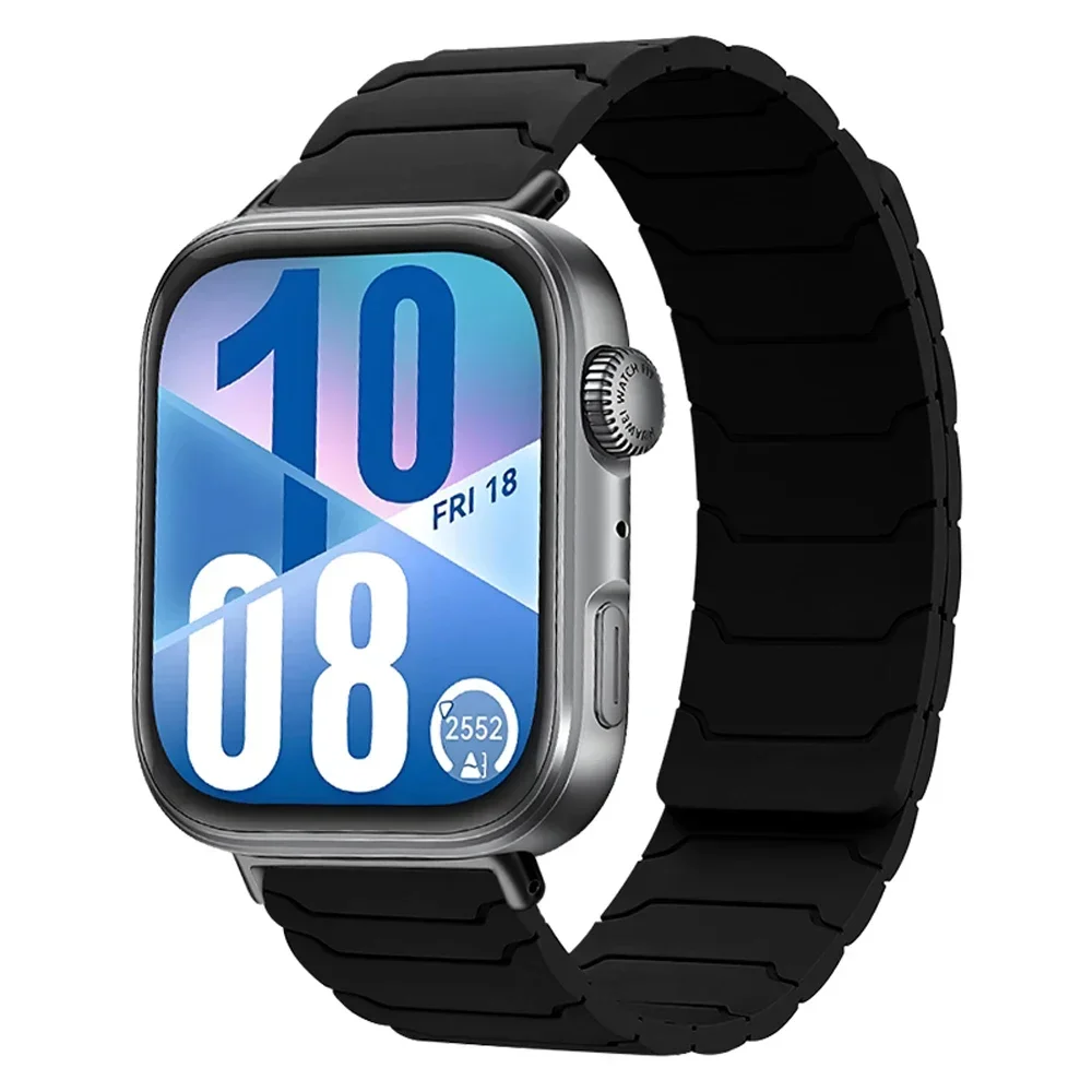 สายซิลิโคนสําหรับนาฬิกา Huawei Fit 3 Fit 4 ห่วงแม่เหล็กสายรัดข้อมือ Correa สําหรับ Huawei Watch Fit 4 Pro สร้อยข้อมือแบบถอดเปลี่ยนได้