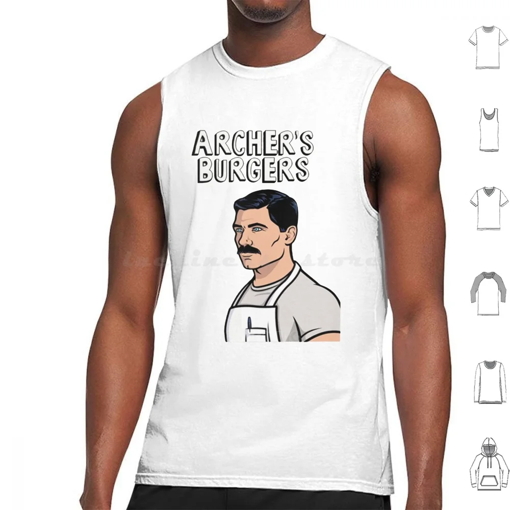 Burgers Tank Tops Print Cotton Bob Burger Belcher Bob Belcher Gene Belcher Louise Belcher Louise Tina Belcher Tv Show