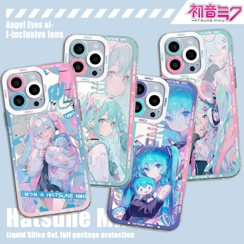 Anime H-Hatsune Mikus New Clear Case For Samsung A73 A72 A71 A55 A52 A51 A50 A35 A33 A32 A31 A30 A24 A23 A22 A13 A12 5G Cover