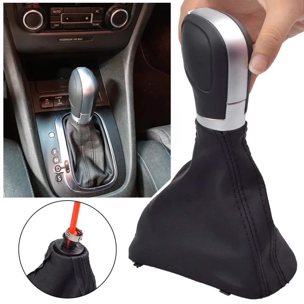 Automatic Gear head Gear Shift Knob Lever Cover Dust cover For VW Golf 6 Jetta MK6 EOS