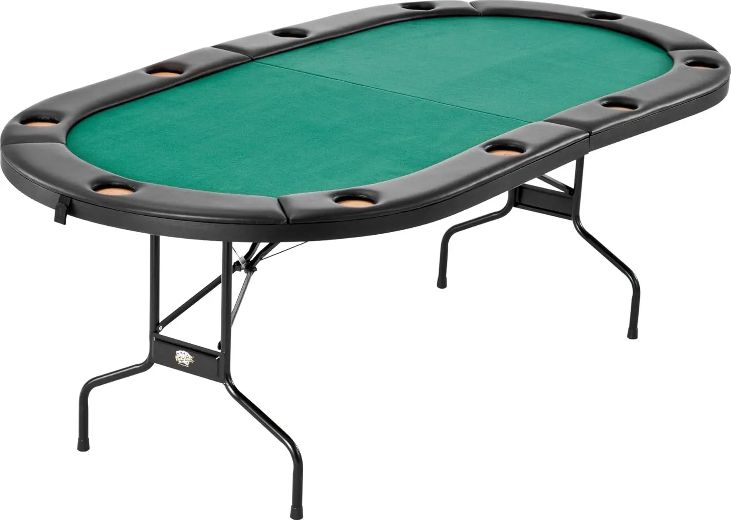 PRODUCTS Folding Texas Hold 'em Poker/Casino Game Table with Cushioned Rail