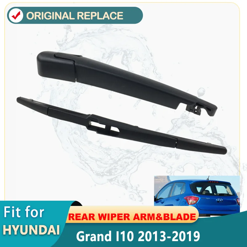 Rear Wiper Blade for Hyundai Grand I10 2013-2019 windscreen windshield wiper Rubber 2014 2015 2016 2017 2018 2019 2020 2021 2022