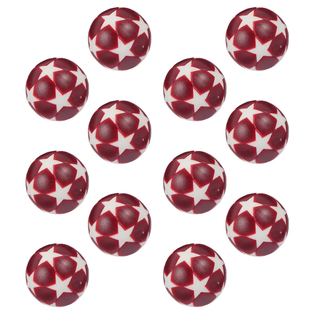 12 Pcs Football Machine Table Toys Foosball Accessories Soccer Plastic Desk Mini