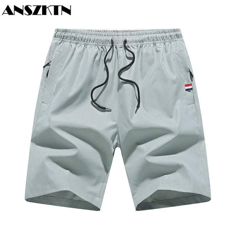 ANSZKTN Cross-border summer men's shorts oversized casual sports five-point pants straight leg beach pants A pair of hair shorts