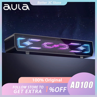 aula AD100 Gaming Speaker Dual Mode BT5.4 Bluetooth Soundbar 2.0 Sound Channel Touch Key With Microphone Wired RGB Speakers