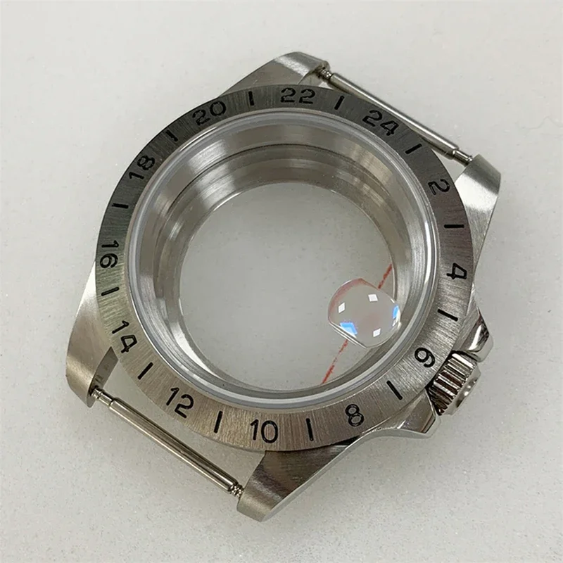 for NH35 NH36 39mm Solid/Clear Bottom Watch Case Sapphire Glass Stainless Steel Cover for Nh34 Movement