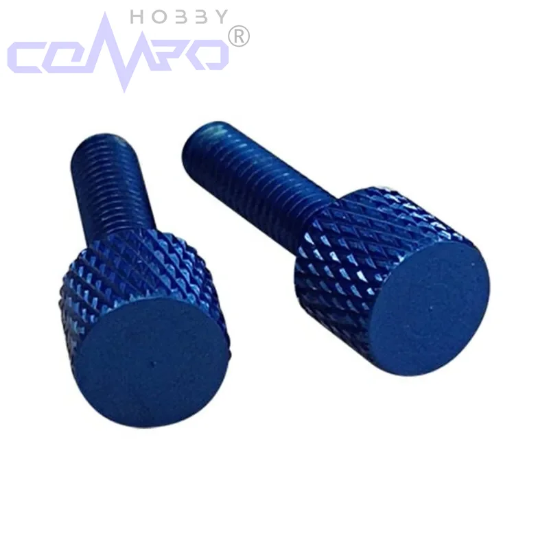 2 Stuks Aluminium Hatch Cover Duimschroeven Cabine Cover Schroefdop Methanol Marine Gekartelde Stuurinrichting Bin Voor Rc Boot Accessoire