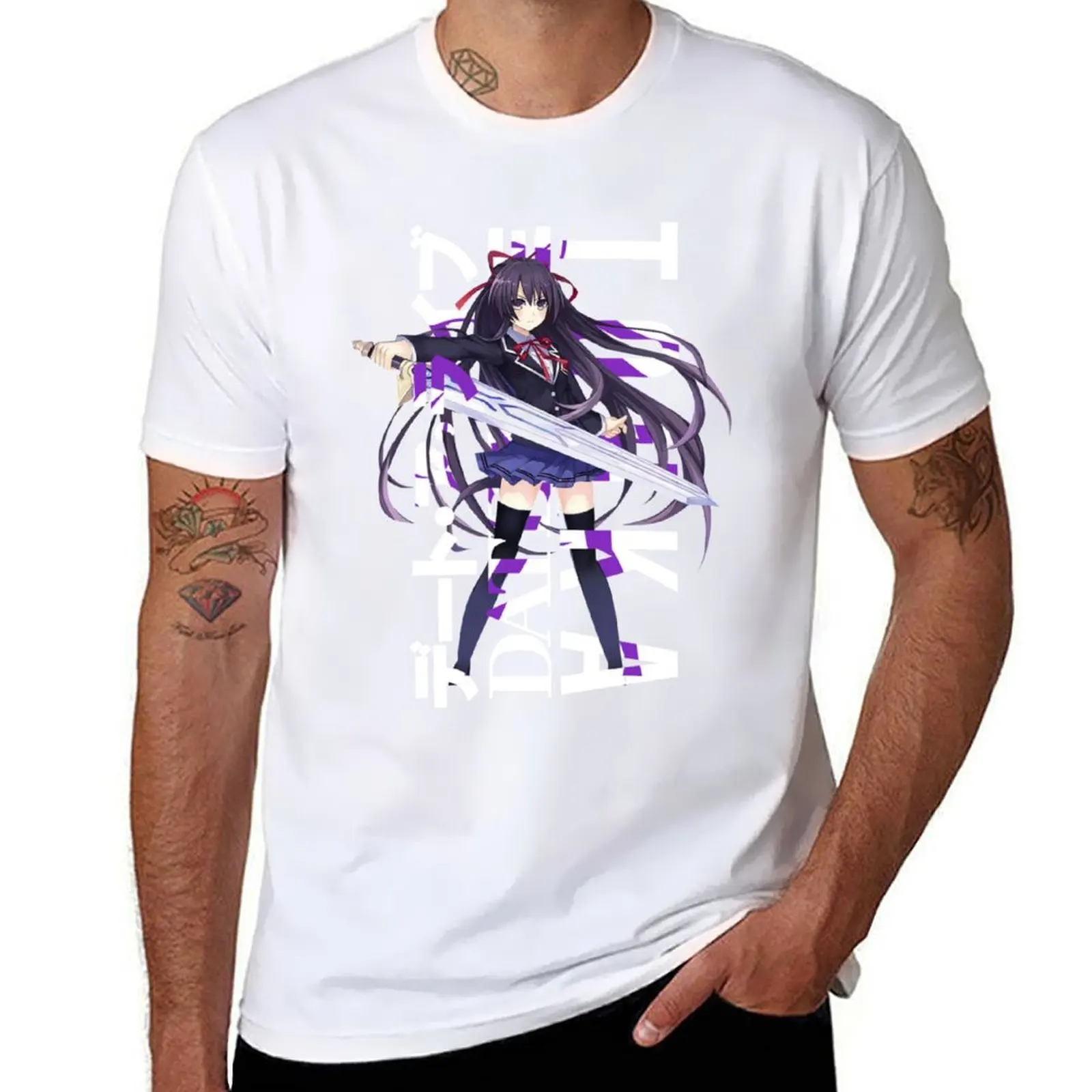 

Date a Live Tohka Yatogami Typography T-Shirt funny t shirts dark humor t shirt man luxury T-Shirt