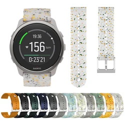 22MM SILICONE STRAP Compatible with Suunto 5 Peak MULTICOLOR translucent band for Suunto 9 Peak Watchband Bracelet accessories