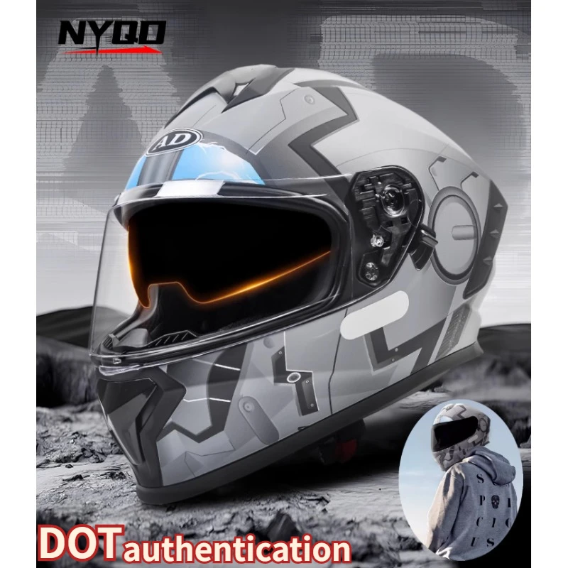 

AD Helmet Motorcycle Lens Moto Helmet Motorbike Helmet Motorcycle Racing Off Road Helmet Casco Moto Capacete Casque