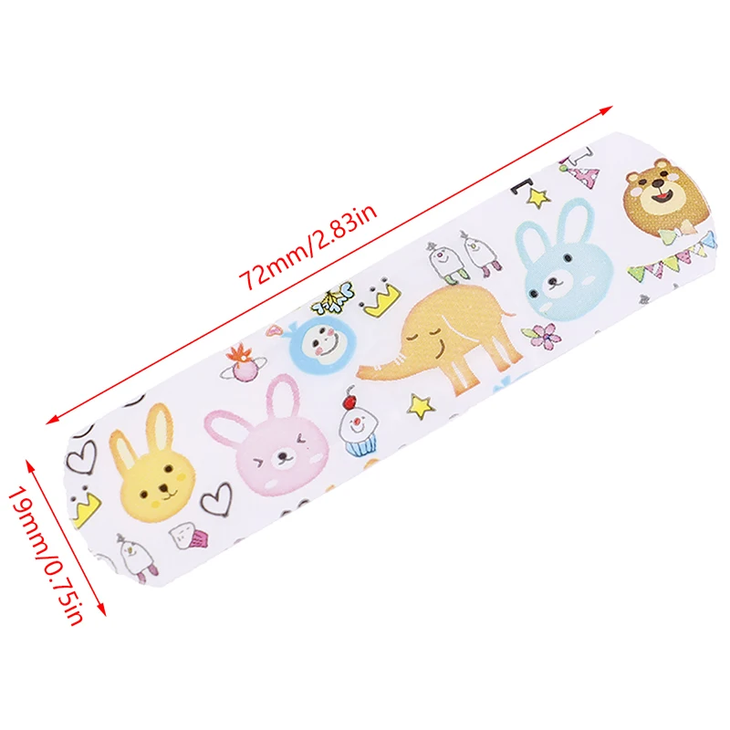 120 قطعة/صندوق الكرتون الفرقة المعونة لطيف الأطفال الصغيرة تنفس شفافة ضمادة مقاومة للماء الطبية موافق الضمادات تصحيح مرقئ