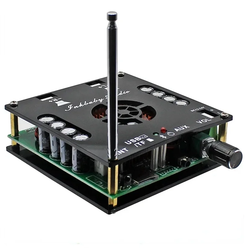 Audio Amplifier AUX Audio Input Withfm Function Dual Channel 2X160w Audio Amplifier-Y47A