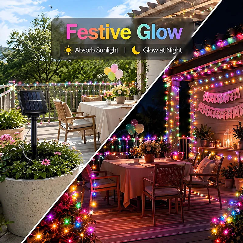 Solar String Lights Outdoor LE - огляд і ціна Solar Fairy String