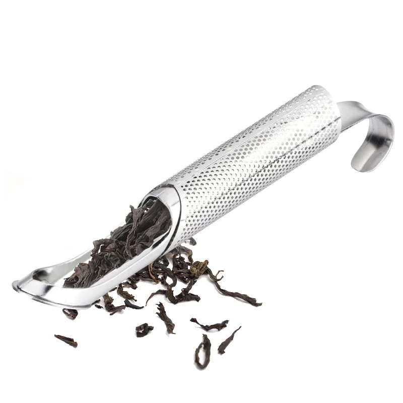 Stainless Steel Tea Infuser Creative Pipe Design Metal Tea Strainer for Mug Fancy Filter for Puer Tea Herb Tools Accessories