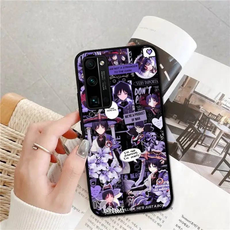 Scaramouche Genshin Impact Phone Case For Huawei Honor V30 30 9X 7A Pro View 20 10 9 Lite 10I 8C 8X 5A Play Cover