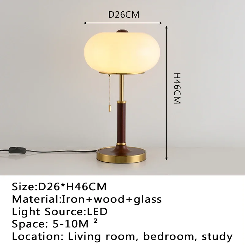 SEAN Contemporary Table Lamp Retro Creativity Living Room Study Villa Hotel Bedroom LED Bedside Desk Light