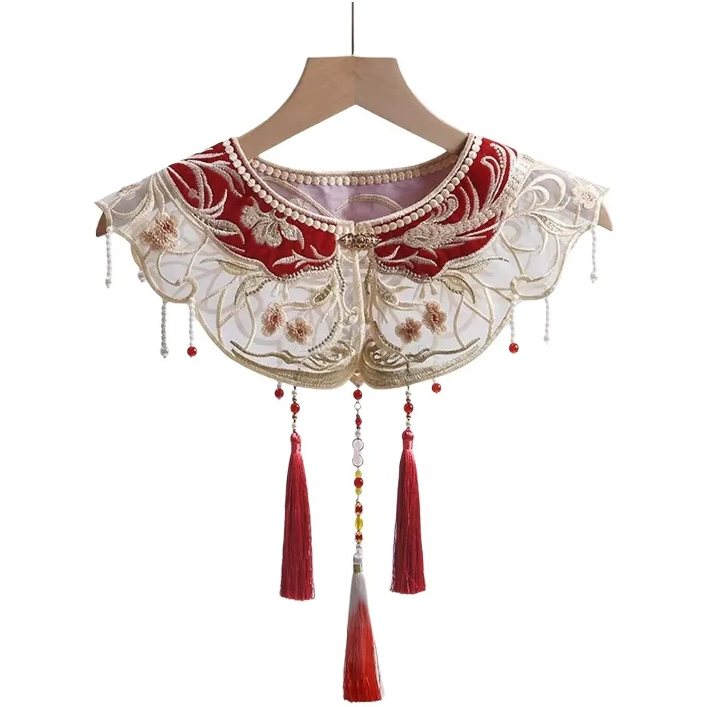 novo-traje-de-formatura-chines-unissex-com-bordado-de-dragao-e-fenix-gola-falsa-destacavel-e-xale-de-ombro-com-nuvens