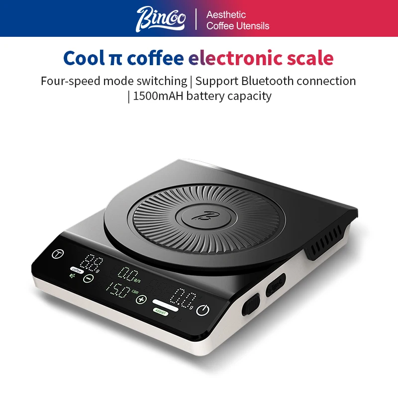 Bincoo Smart Coffee Scale – High Precision Espresso Scale with Bluetooth, Timer Function for Pour Over Drip Brewing
