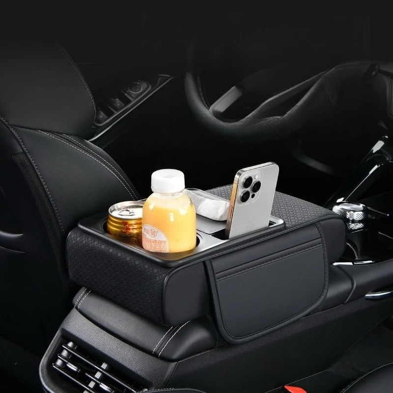 

For Nissan Sylphy/Qashqai/X-Trail/Altima/Tiida Car Center Armrest Height Increasing Pad Multifunctional Automobiles Accessories