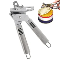 Stainless Steel Can Opener Multi Function Opener Handheld Cutting Can Opener Kitchen Bar Beer Effort-Saving Manual Bottle Opener