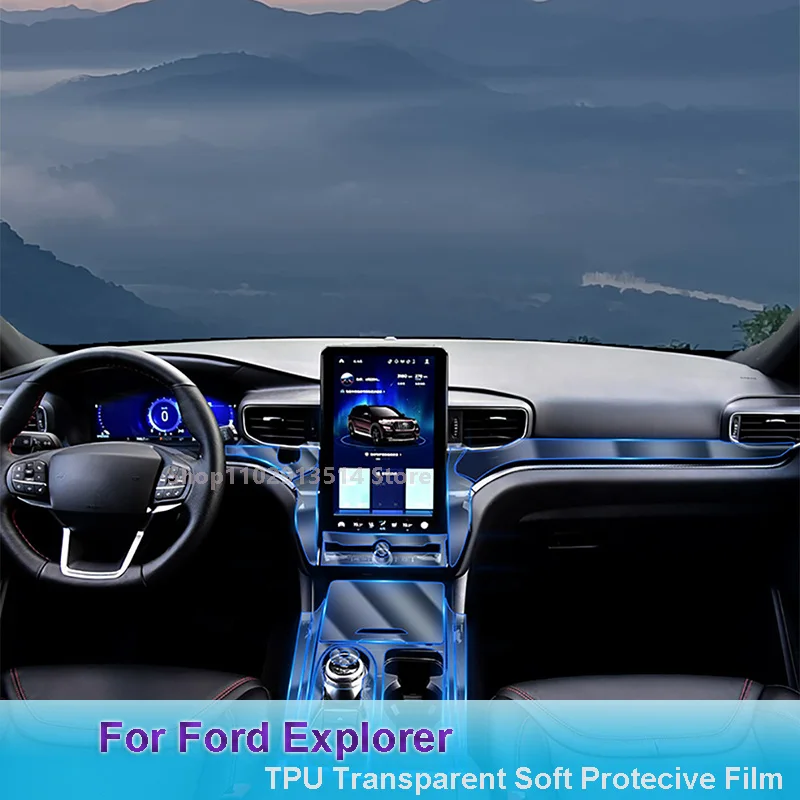 

For Ford Explorer（2020-Present)-Car GPS Navigation LCD Screen TPU Protective Film Protector Decoration Stickers