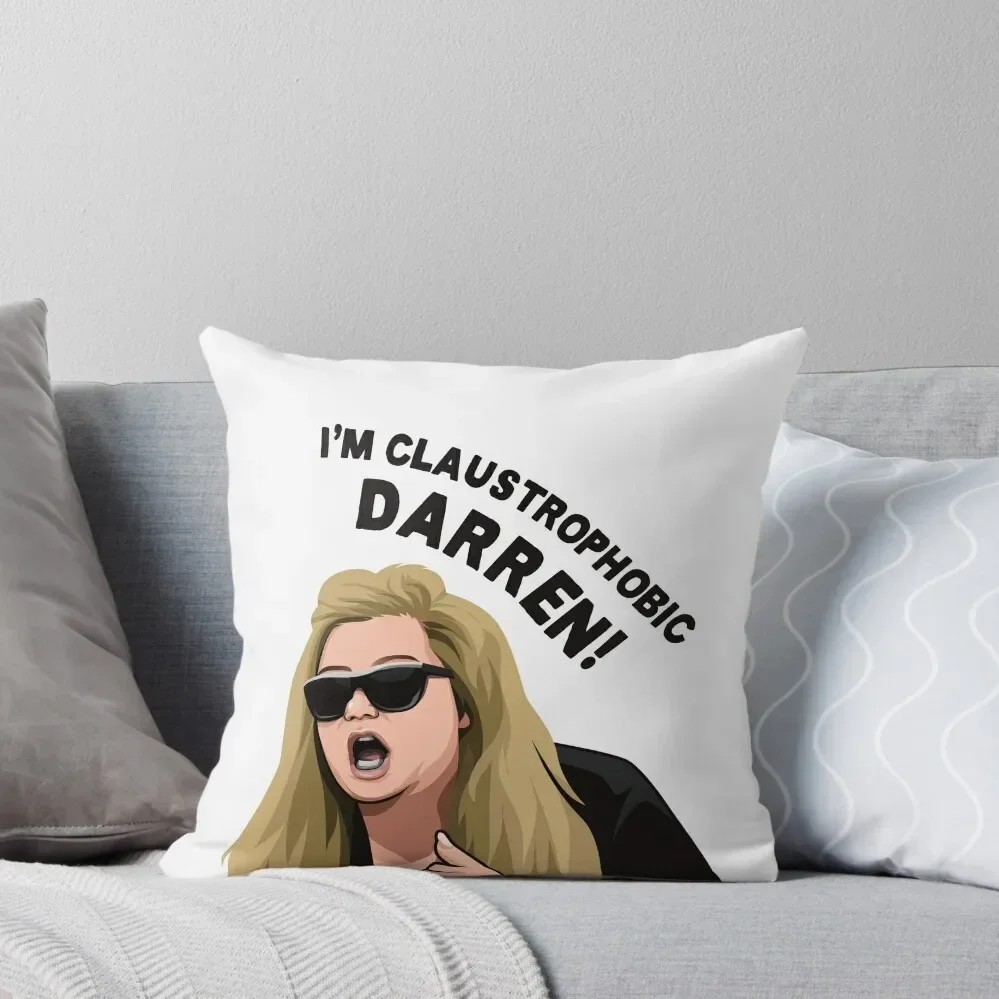 

I'm Claustrophobic Darren! Gemma Collins Merch Throw Pillow Christmas Pillowcase Sofa Covers Anime Pillow