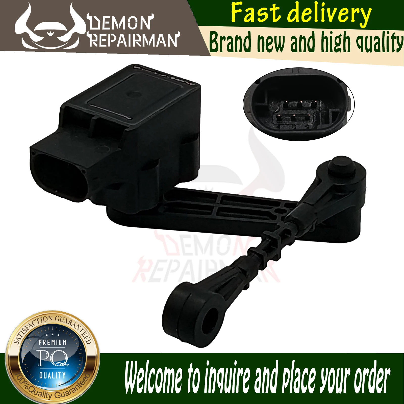 RQH500070 RQH500071 LR019137 Front Left Height Sensor Compatible with Land Rover Discovery 3 Range Rover 2.7L3.0L4.2L 4.4L 5.0L