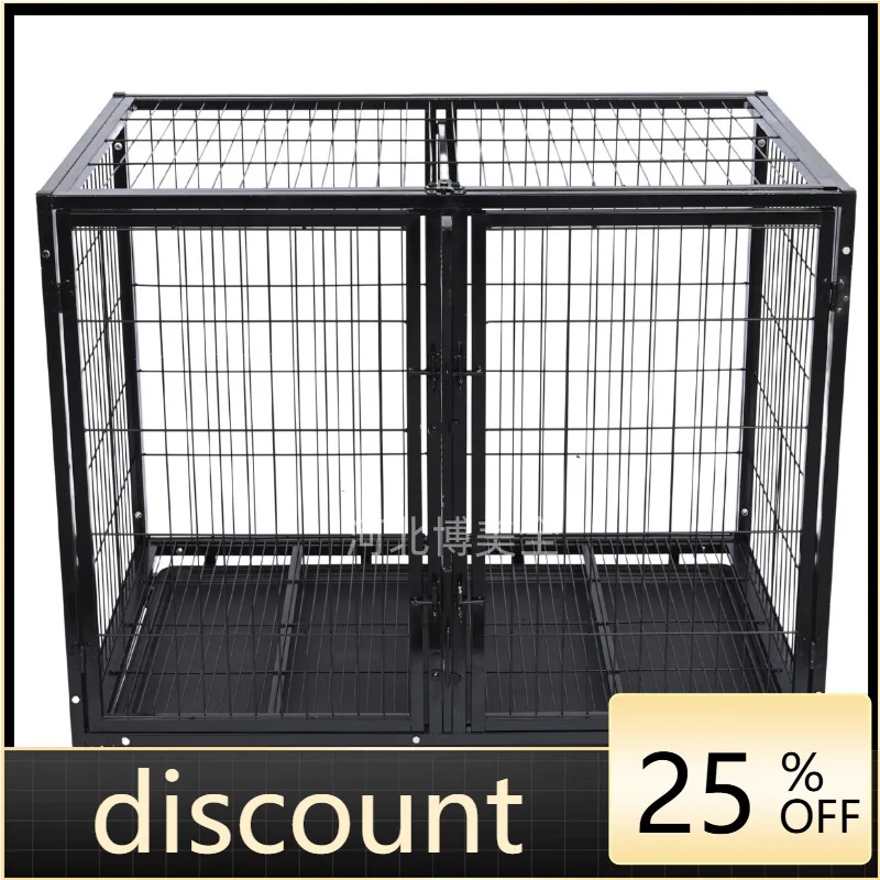 LTT Large Dog Cage Large Dog Cage Mobile Heavy Medium and Large Dog Cage