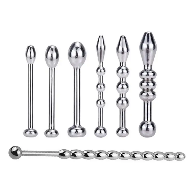Stainless Steel Horse Eye Urethral Plug Penis Headers Masturbator Metal Urethral Catheter Male Adult SM Urethran Dilators