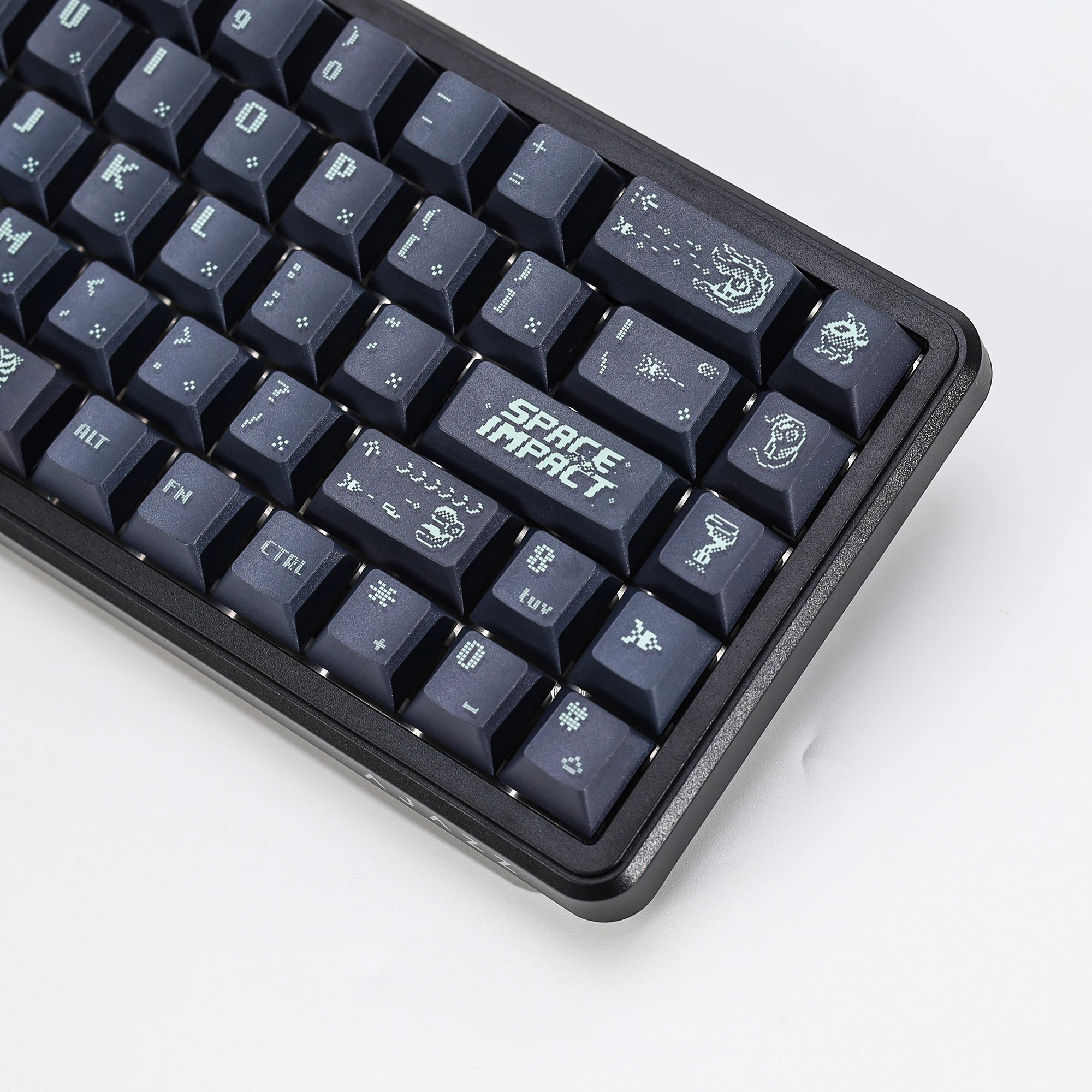 KBDiy Space Impact Keycaps Retro Cherry Profile Alice PBT 7u Keycap Custom für MX Magnetic Switch Gaming Mechanical Keyboard KIT – Detail 18