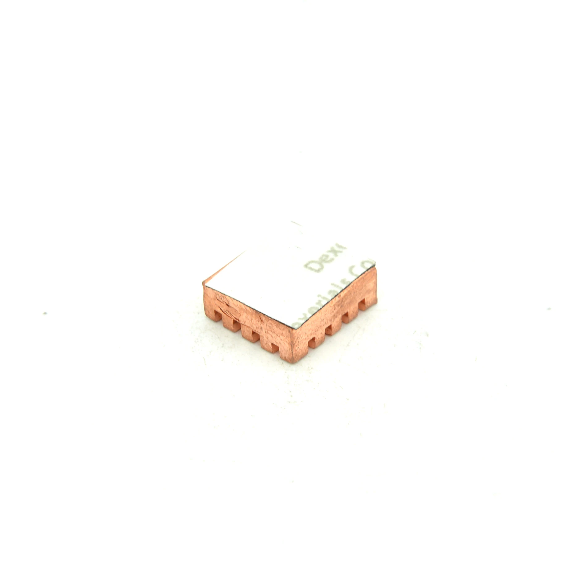 Copper Heatsink for Raspberry Pi 13mm length 12mm width 5.5mm height with 3M Tape