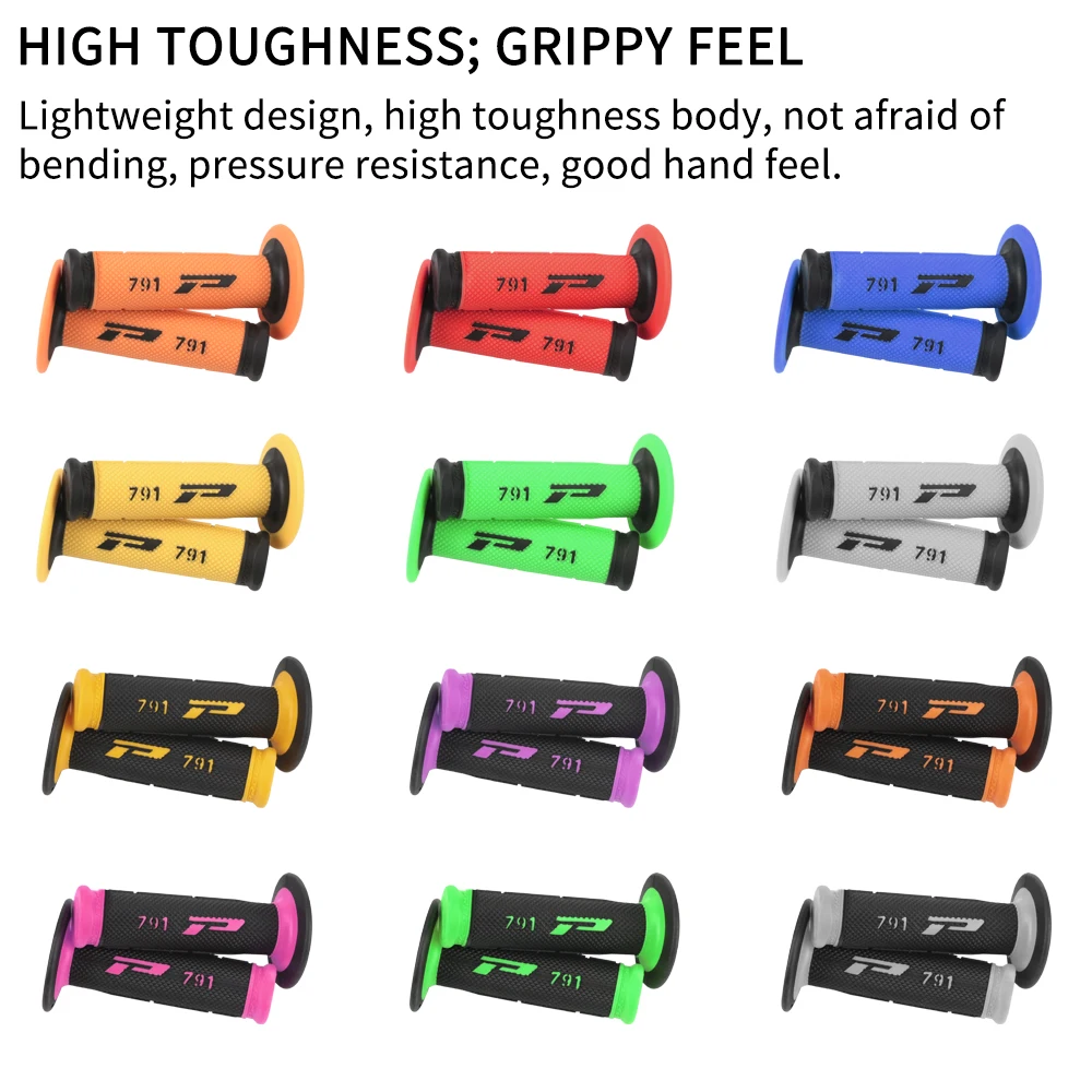 17 Colors Handle Grip Motorcycle High Quality EMIG Dirt Pit Bike Motocross 7/8" Handlebar Rubber Gel Hand Grips Brake Grips image 4
