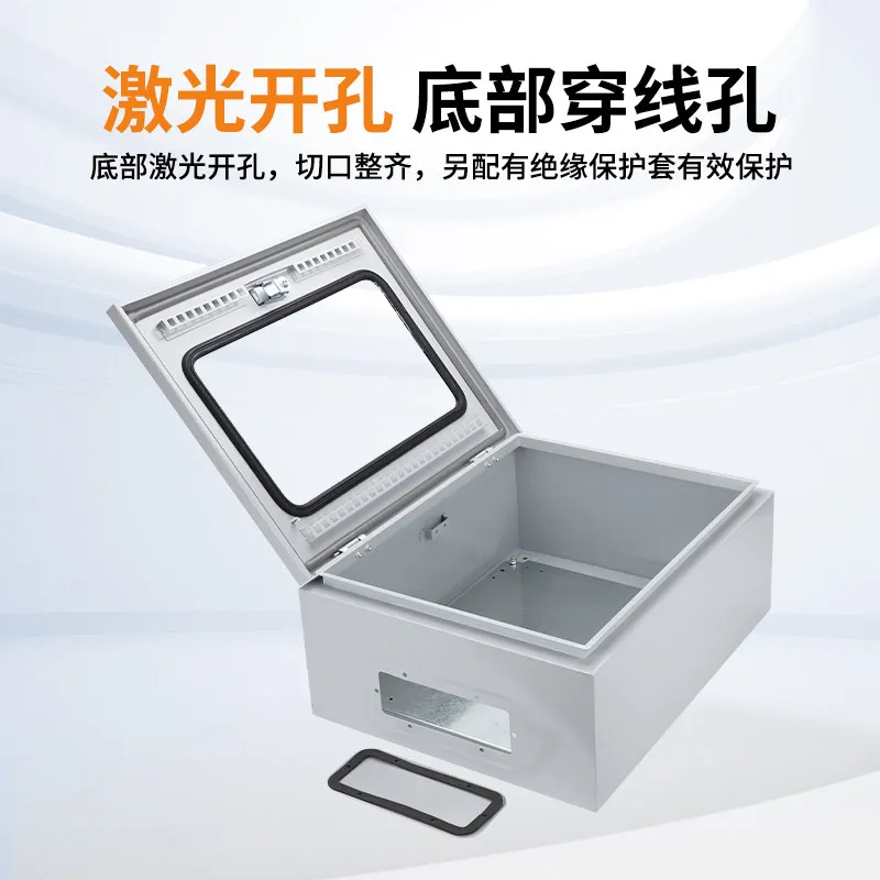 Single Door Windowable Distribution Box Electronic Control Waterproof Plexiglass Perspective Foundation Box