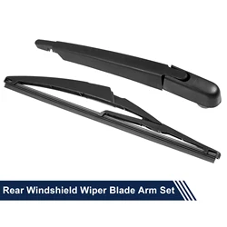 X Autohaux 12inch Rear Windshield Wiper Blade Arm Set for Citroen C3 Picasso 2009 2010 2011 2012 2013 2014 2015 2016 2017