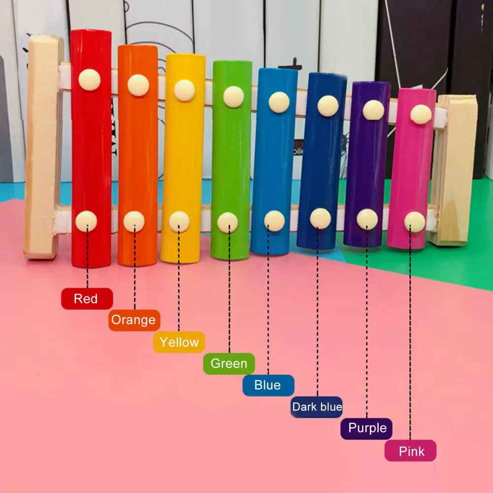 Kids Wooden Xylophone Educational Percussion Musical Instrument Toy for Toddlers Baby Wood Instrument Toys Accessories