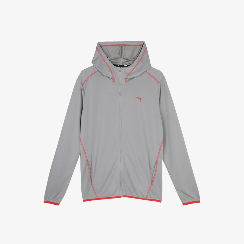 Puma genuine sport men's zipper knitted breathable hooded lightweight jacket 683052-62