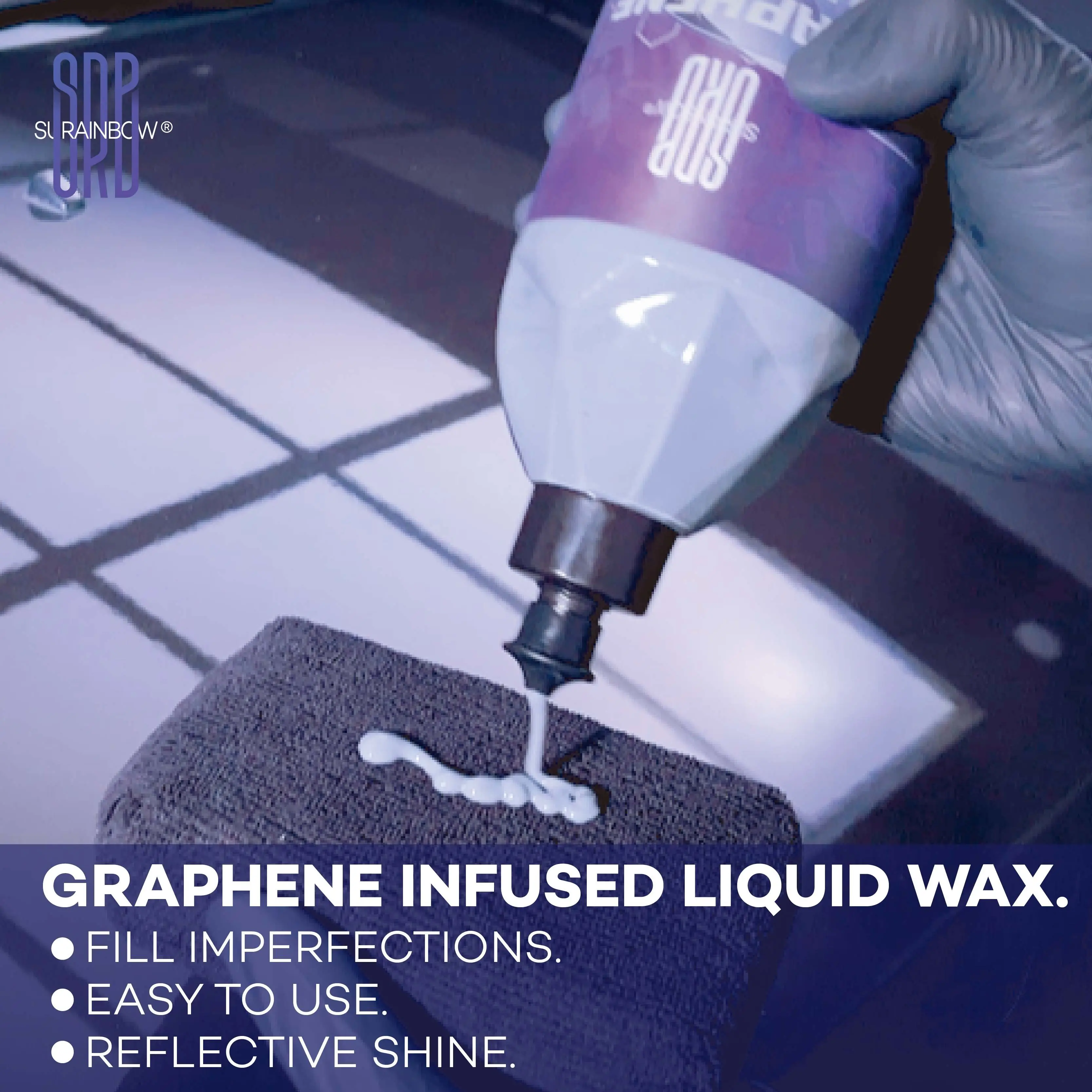 Graphene Liquid Wax - Graphene Spray Wax | Ultra-Slick Gloss Finish on Paint | Hyper Hydrophobic | Protection | Easy Application view 3