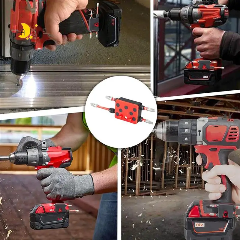 

AF95-For M18 Drill Bit Organizer For Drills Carry Up ,Bit Holder (2 Pack)